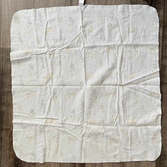 Carter's Child of Mine Baby Receiving Blankets Yellow Animals Polka Dots Flannel - Picture 9 of 13